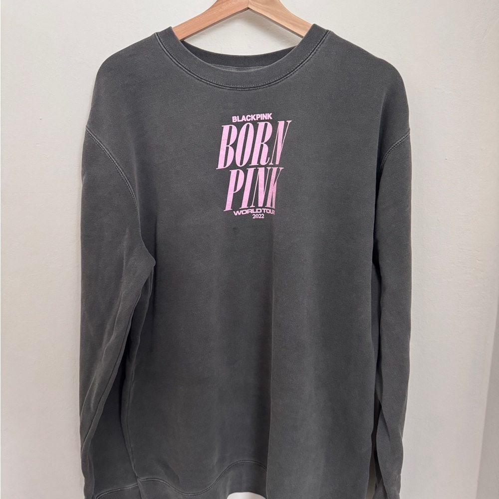 Women's Gray Crew Neck Sweater